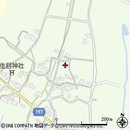 熊本県山鹿市蒲生286周辺の地図