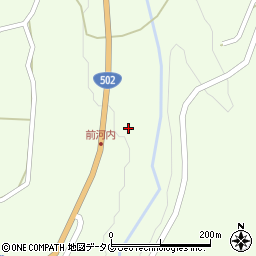 大分県臼杵市野津町大字前河内1910周辺の地図