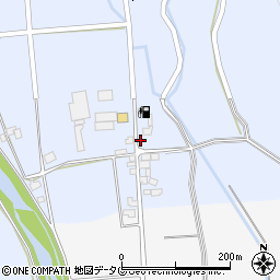 熊本県山鹿市菊鹿町下内田369-1周辺の地図
