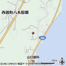 長崎県西海市西彼町八木原郷1538-1周辺の地図