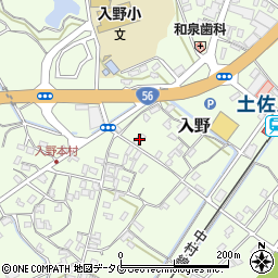 高知県幡多郡黒潮町入野1769周辺の地図