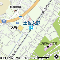 土佐入野駅周辺の地図
