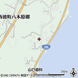 長崎県西海市西彼町八木原郷1541周辺の地図