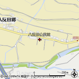 八反田公民館周辺の地図