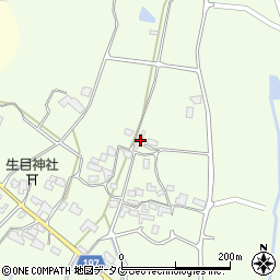 熊本県山鹿市蒲生288周辺の地図