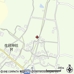 熊本県山鹿市蒲生289周辺の地図