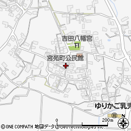宮苑町公民館周辺の地図