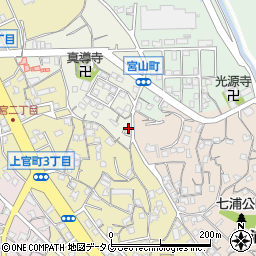 福岡県大牟田市真道寺町51周辺の地図