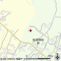 熊本県山鹿市蒲生134周辺の地図