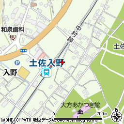 高知県幡多郡黒潮町入野2296-2周辺の地図