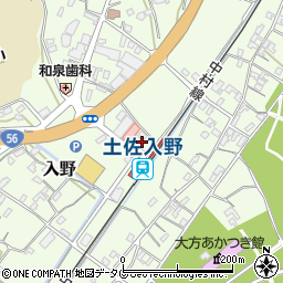 高知県幡多郡黒潮町入野2014-7周辺の地図