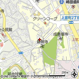 ローソン大牟田一浦町店周辺の地図