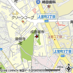 成菩堤寺周辺の地図