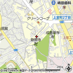 大牟田一浦郵便局周辺の地図