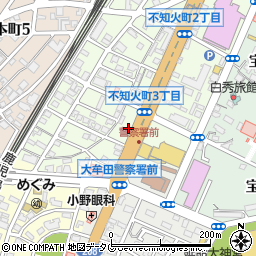 池田補聴器株式会社　大牟田店周辺の地図