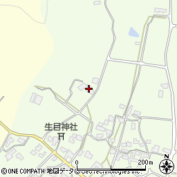 熊本県山鹿市蒲生147周辺の地図