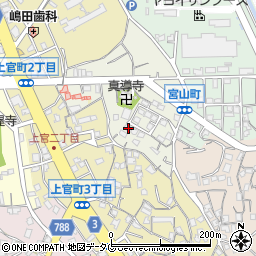 福岡県大牟田市真道寺町23周辺の地図