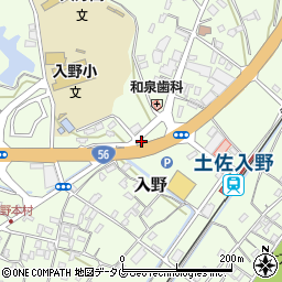 高知県幡多郡黒潮町入野2077-4周辺の地図