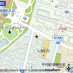 ファミリーマート大牟田インター店周辺の地図