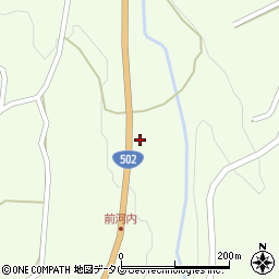 大分県臼杵市野津町大字前河内1903周辺の地図