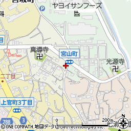 福岡県大牟田市真道寺町20周辺の地図