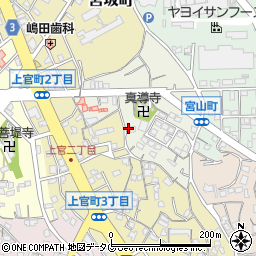 福岡県大牟田市真道寺町41周辺の地図