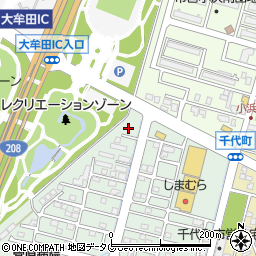 グランド工房　大牟田店周辺の地図