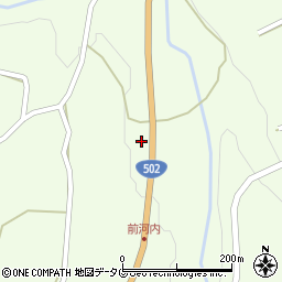 大分県臼杵市野津町大字前河内1897周辺の地図