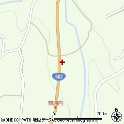 大分県臼杵市野津町大字前河内1901-4周辺の地図