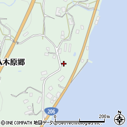 長崎県西海市西彼町八木原郷1488周辺の地図