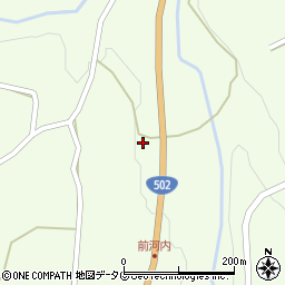 大分県臼杵市野津町大字前河内1898-2周辺の地図