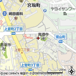 福岡県大牟田市真道寺町42周辺の地図