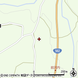 大分県臼杵市野津町大字前河内1479周辺の地図