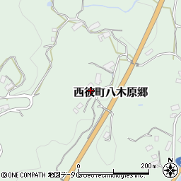 長崎県西海市西彼町八木原郷周辺の地図