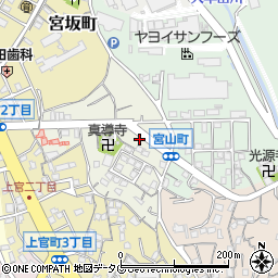 福岡県大牟田市真道寺町26周辺の地図