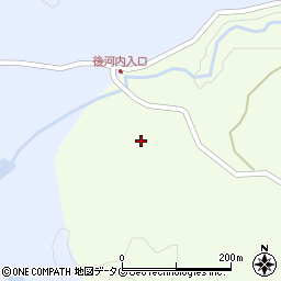 大分県臼杵市野津町大字前河内623-1周辺の地図