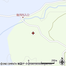 大分県臼杵市野津町大字前河内627周辺の地図