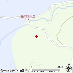 大分県臼杵市野津町大字前河内626周辺の地図