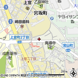 福岡県大牟田市真道寺町3周辺の地図