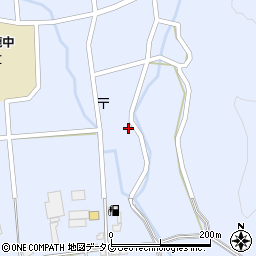 熊本県山鹿市菊鹿町下内田580-3周辺の地図
