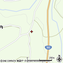 大分県臼杵市野津町大字前河内1483周辺の地図