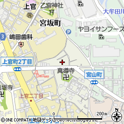 福岡県大牟田市真道寺町6周辺の地図