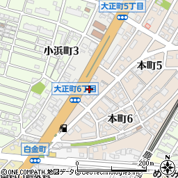 ファミリーマート大牟田本町店周辺の地図