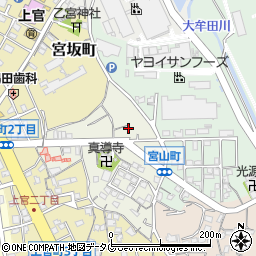 福岡県大牟田市真道寺町10周辺の地図