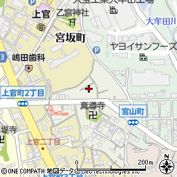 福岡県大牟田市真道寺町12周辺の地図