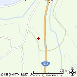 大分県臼杵市野津町大字前河内1961周辺の地図