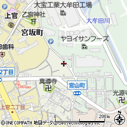 福岡県大牟田市真道寺町18周辺の地図