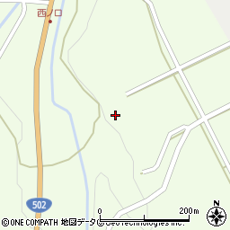 大分県臼杵市野津町大字前河内2385周辺の地図