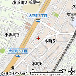 有限会社大牟田オートガラス周辺の地図