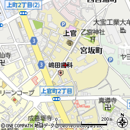 福岡県大牟田市宮坂町2周辺の地図